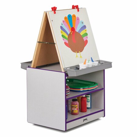 JONTI-CRAFT Rainbow Accents 2 Station Art Center, Purple 0289JCWW004